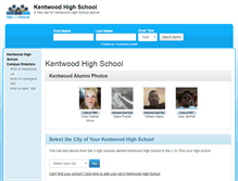 Tablet Screenshot of kentwoodhighschool.org